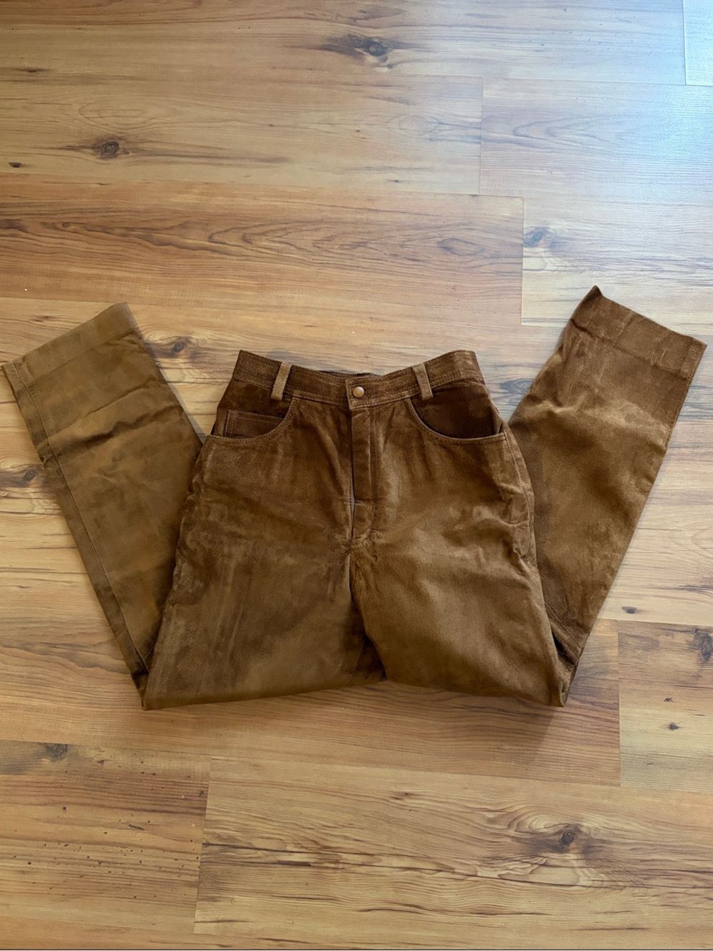 Danier Women's Leather Brown Trousers